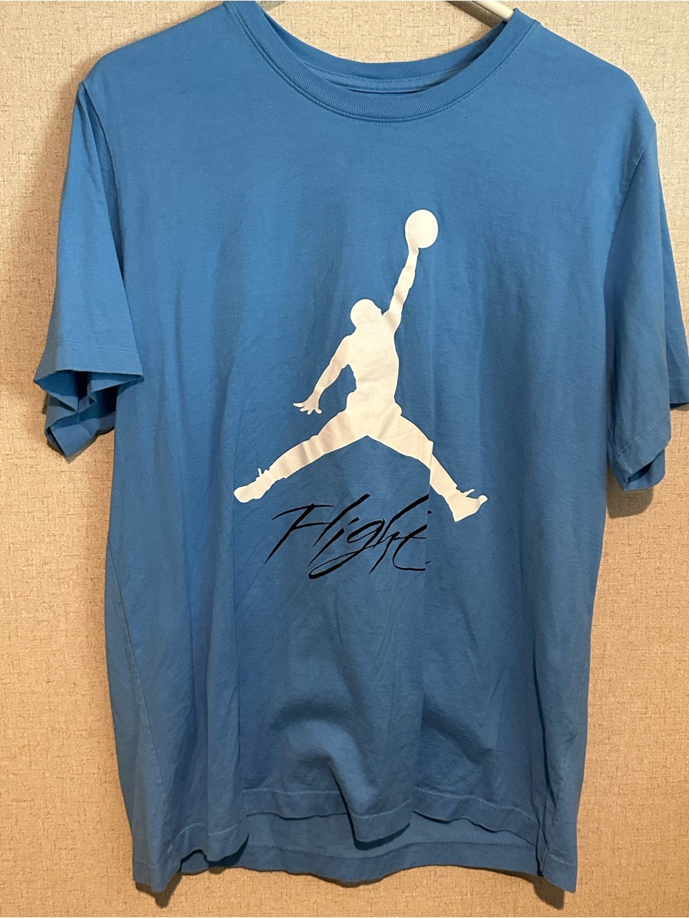 Jordan Large Blue 'Flight' Jumpman Short Sleeve Tee